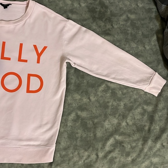 Hollywood by JCREW Sweatshirt L Pink with Orange letters - Picture 6 of 14